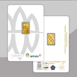 Emas ANTAM Logam Mulia Certicard - 1 Gram