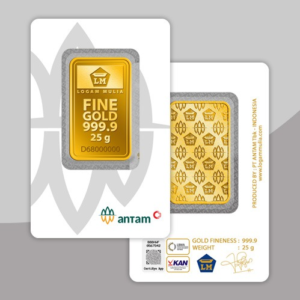 Emas ANTAM Logam Mulia Certicard - 25 Gram