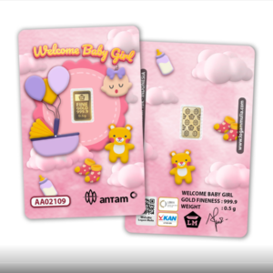 Welcome Baby Girl - 0.5 Gram